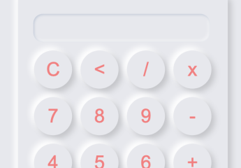 【neumorphism】CSS实现新拟态设计风格计算器