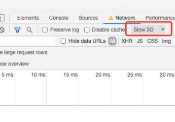 js调试的时候怎么利用Chrome浏览器模拟低网速模式